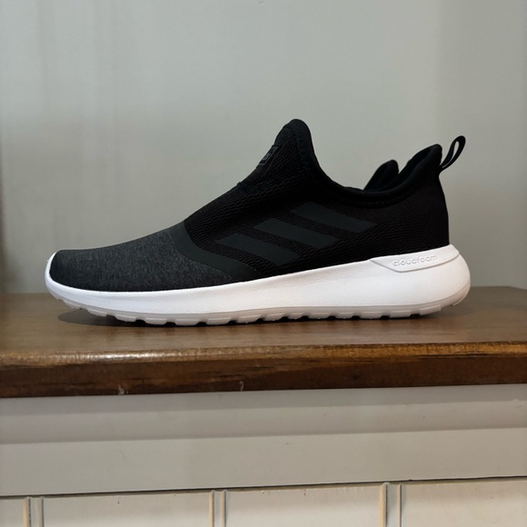 adidas Shoes - Adidas Lite Racer Slip On Sneaker Left Shoe - 8 Right Shoe - 7.5 Black Gray